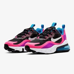 Nike Air 270 React Sneakers BQ0101-001 in Hyper Pink Size 5.5Y/7 Womens